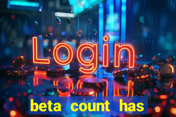 beta count has changed pt br